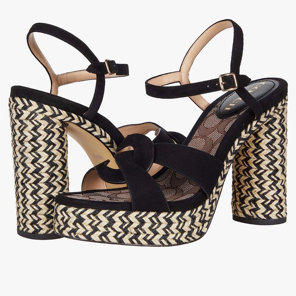 Coach Talina platform espadrille sandals